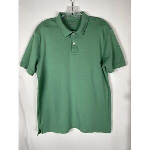 Van Heusen Polo Men's Size Medium Green Short Sleeve